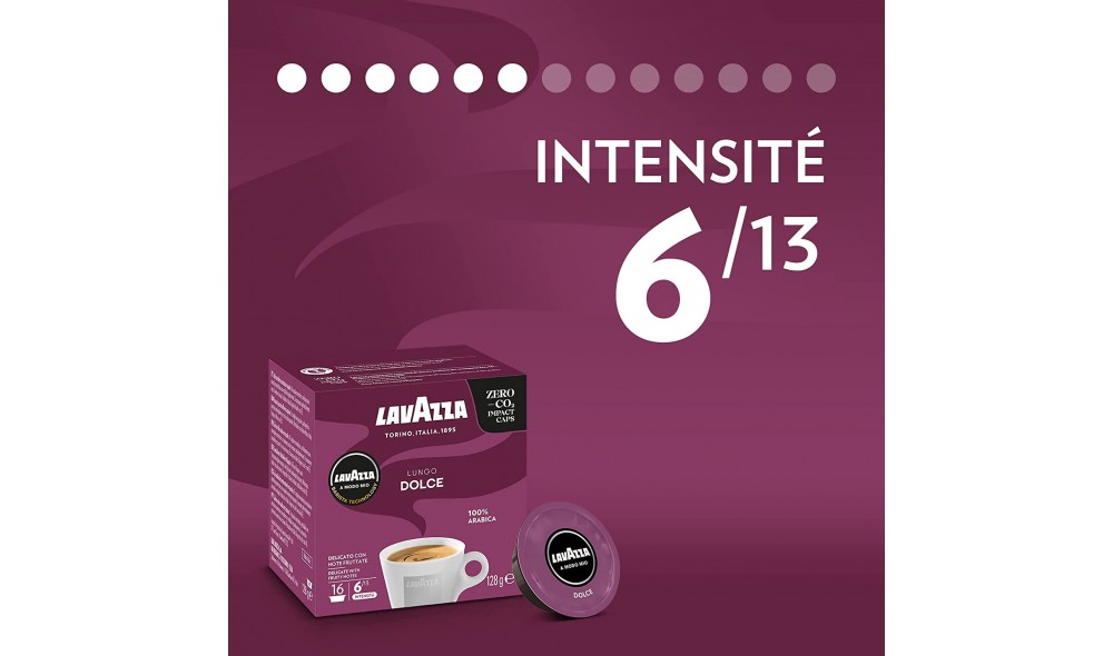Boutique Lion - Lavazza 16 capsules café A Modo Mio Lungo